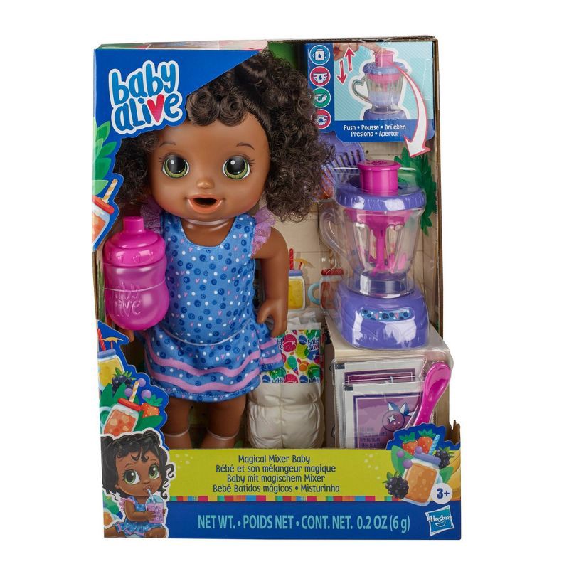 slide 2 of 5, Baby Alive Magical Mixer Baby Doll - Blueberry Blast, 1 ct