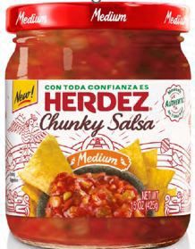 slide 1 of 1, HERDEZ Chunky Medium, 15 oz