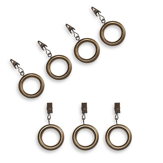 slide 1 of 1, Cambria Casuals Clip Rings - Gold, 7 ct