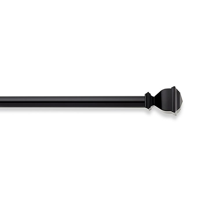 slide 2 of 2, Cambria Premier Complete Napoleon Finial - Satin Black, 2 ct