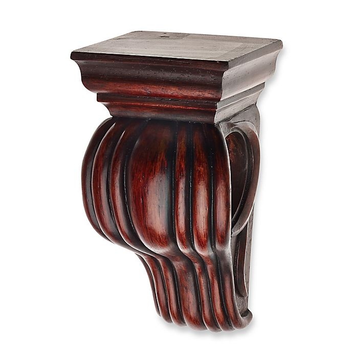 slide 1 of 1, Cambria Classic Wood Drapery Sconce - Cherry, 1 ct