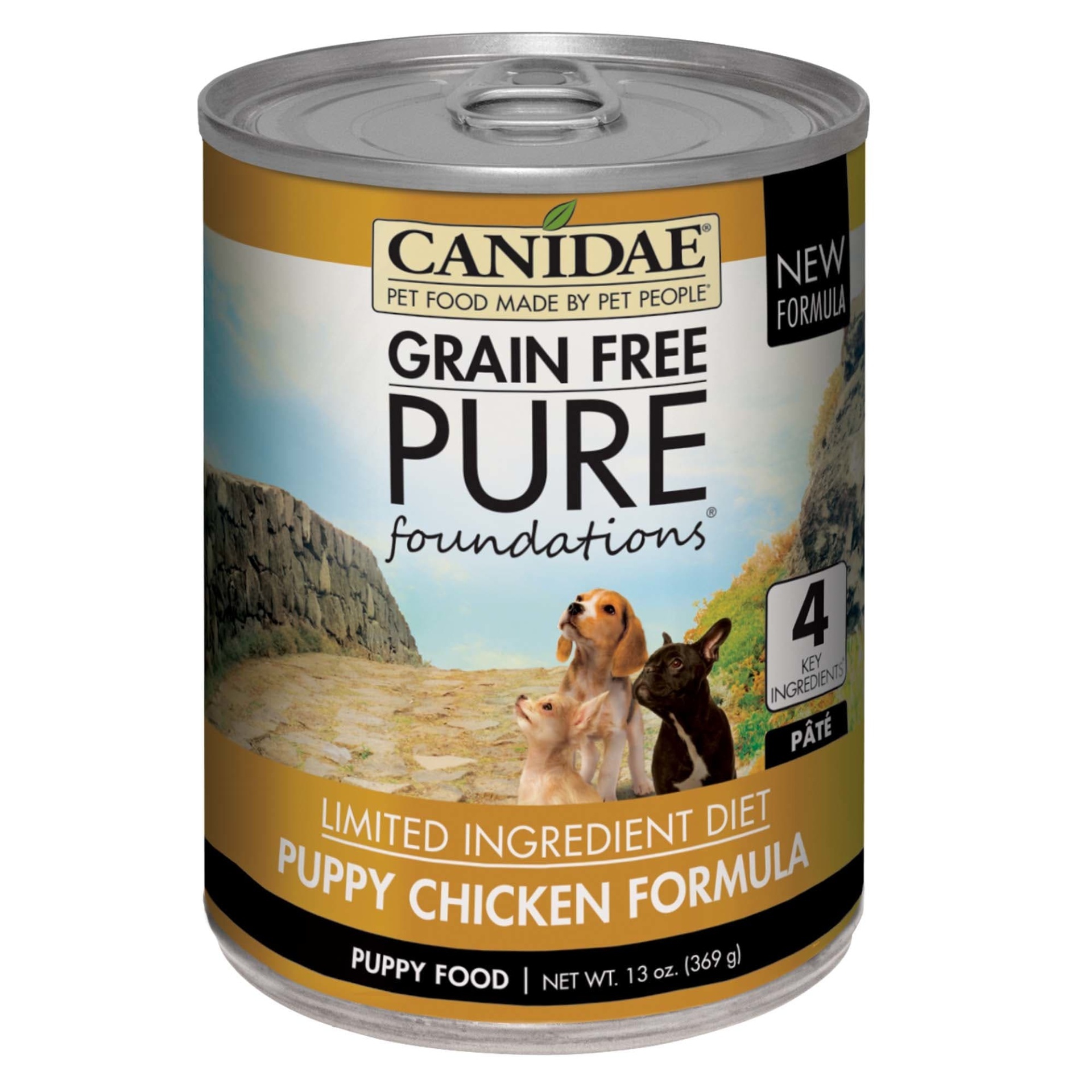 slide 1 of 1, CANIDAE Grain Free Pure Foundations Chicken Puppy Canned Food, 13 oz