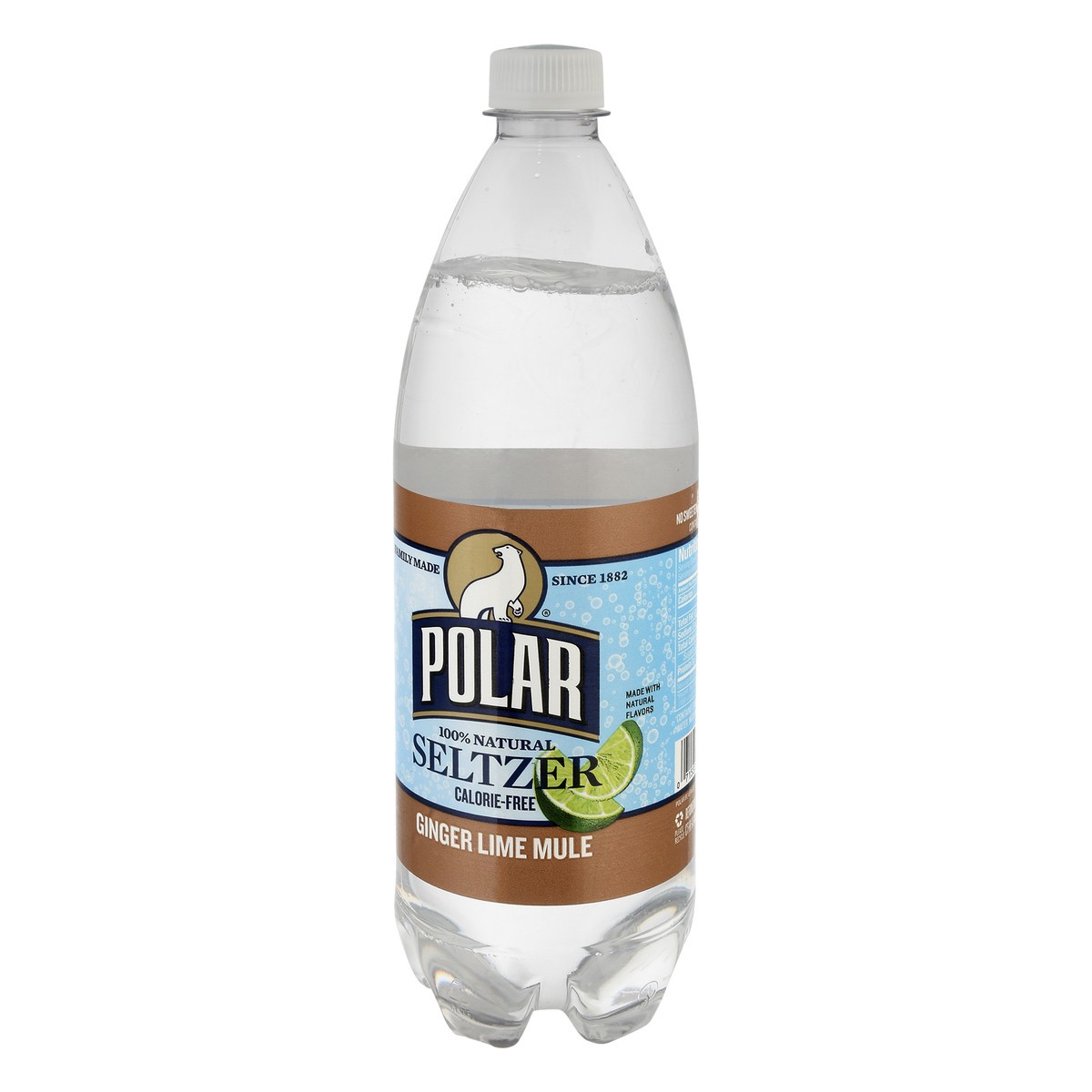 slide 6 of 12, Polar 100% Natural Ginger Lime Mule Seltzer 1 l, 1 l