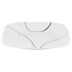 Corelle Square 8 3/4-Inch Luncheon Plate, Simple Lines