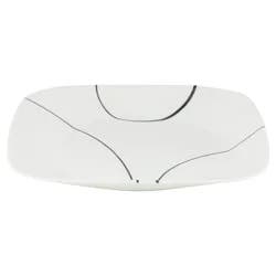 Corelle Square 8 3/4-Inch Luncheon Plate, Simple Lines