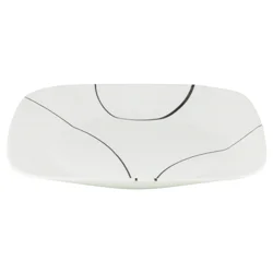 Corelle Square 8 3/4-Inch Luncheon Plate, Simple Lines