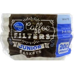 Kroger White Coffee Filters - 200 ct