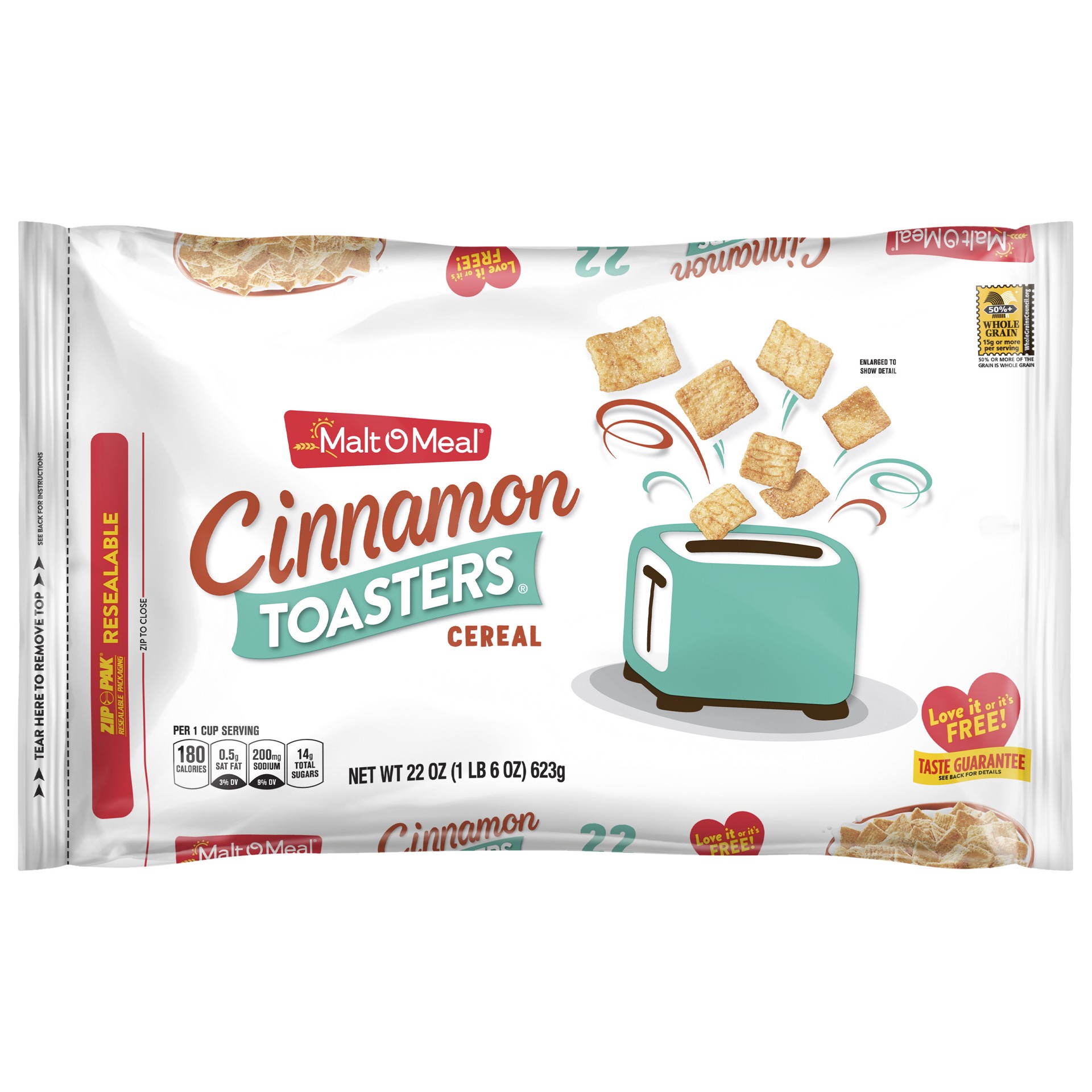 slide 1 of 7, Malt-Meal Cinnamon Toasters Breakfast Cinnamon Cereal- 22 oz, 22 oz
