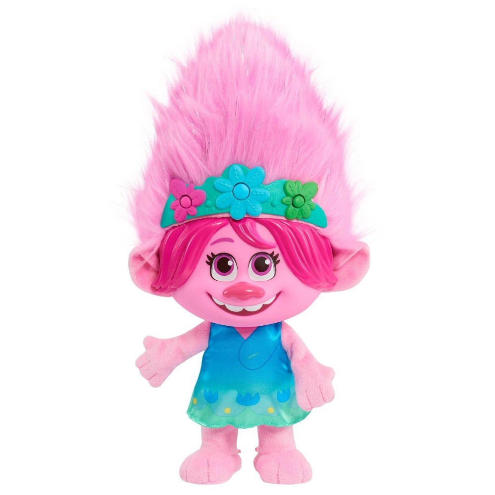 slide 5 of 5, Trolls World Tour Color Poppin' Poppy Plush Fashion Doll, 1 ct