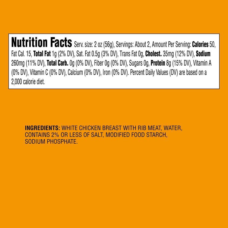 slide 5 of 5, Premium White Chunk Chicken in Water - 5oz - Good & Gather™, 5 oz