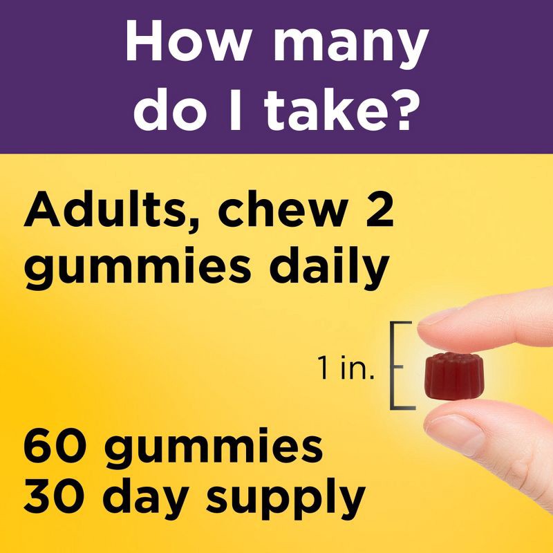 slide 10 of 10, Nature Made Elderberry with Vitamin C and Zinc for Immune Support Gummies - Raspberry Flavor - 60ct, 60 ct