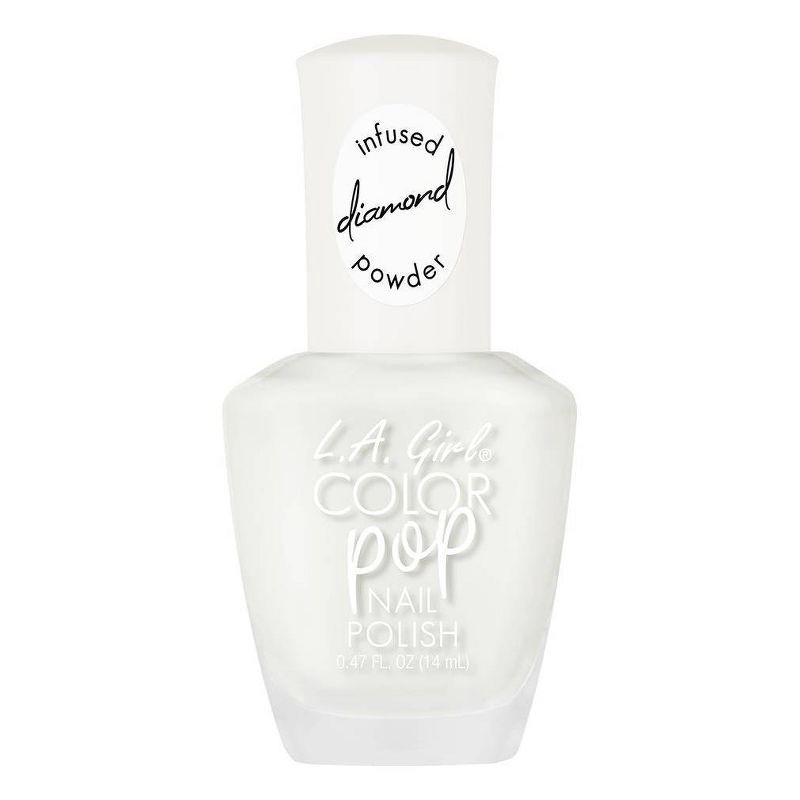 slide 1 of 4, L.A. Girl Color POP Nail Polish - White On - 0.47 fl oz, 0.47 fl oz