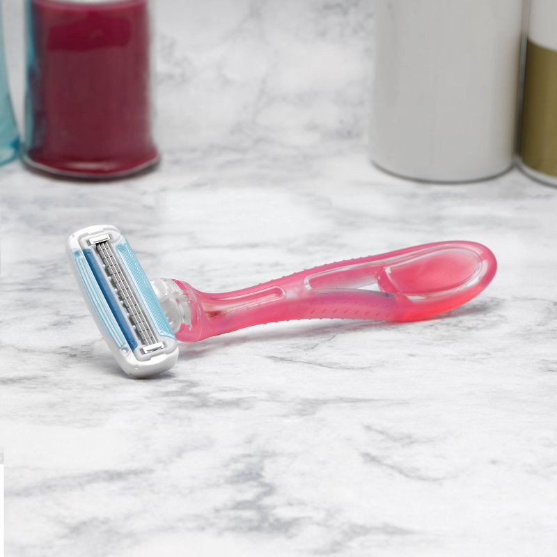 slide 6 of 7, Women's Triple Blade Surround Disposable 3ct - up&up™, 3 ct