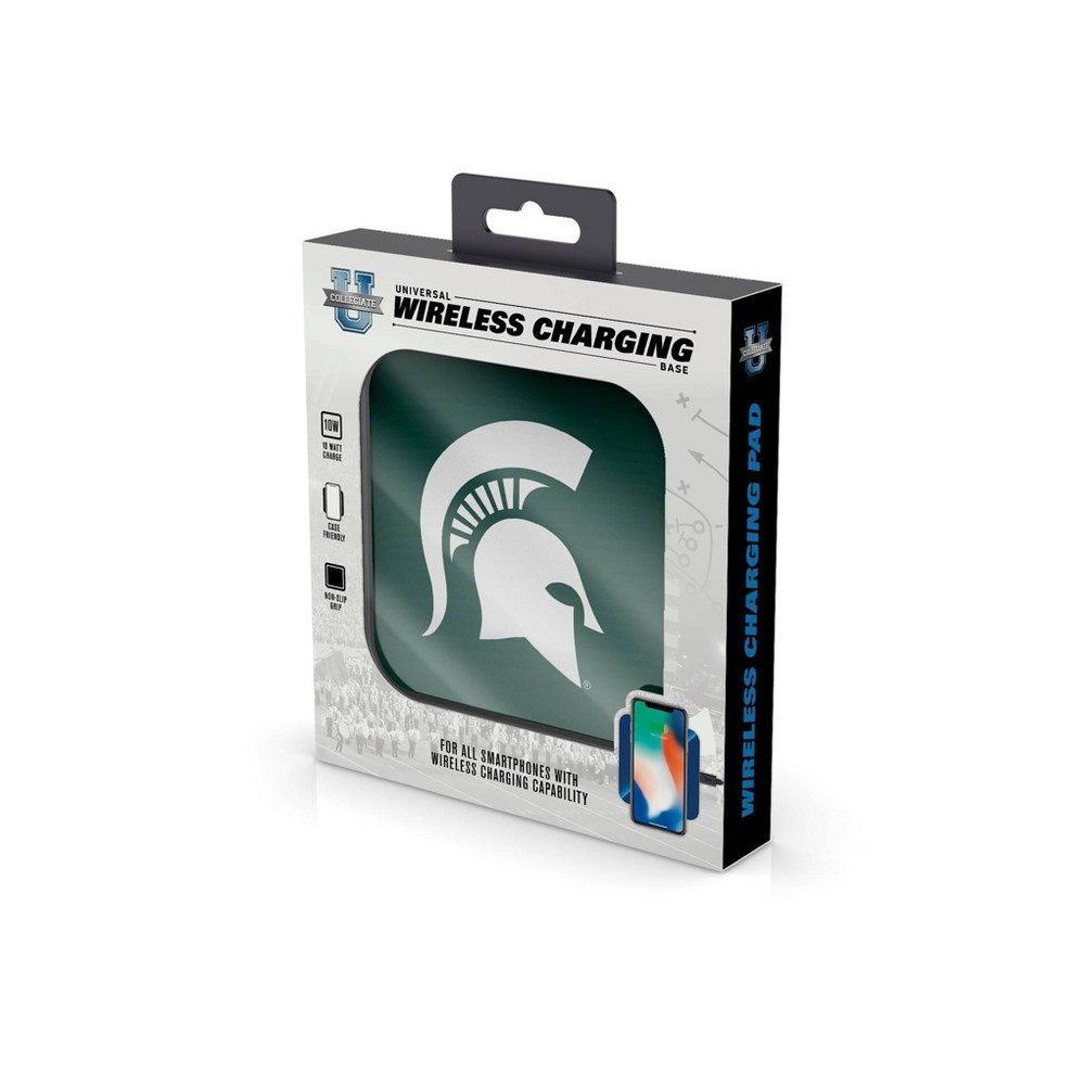 slide 2 of 3, NCAA Michigan State Spartans Wireless Charging Pad, 1 ct