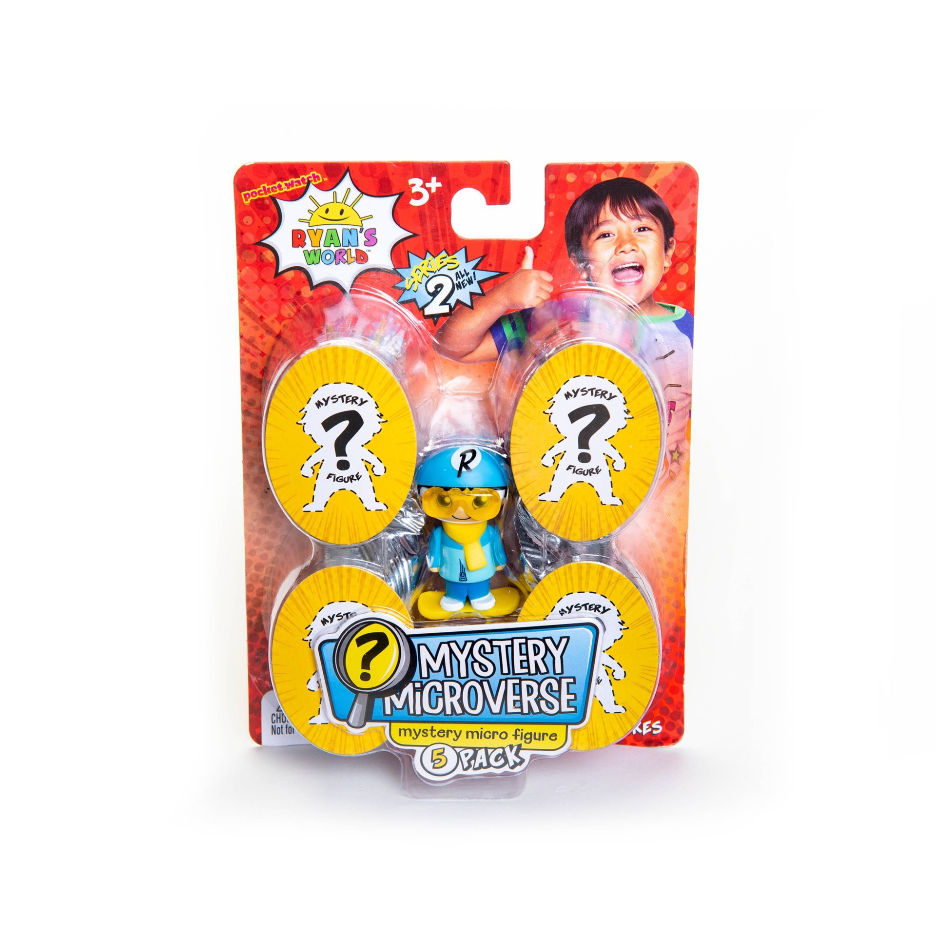 slide 1 of 5, Ryan's World Mystery Microverse Mystery Micro Figure, 5 ct