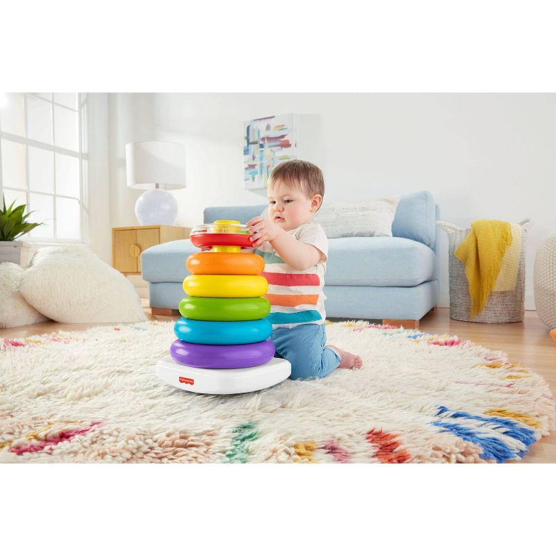 slide 2 of 6, Fisher-Price Giant Rock-A-Stack, 1 ct