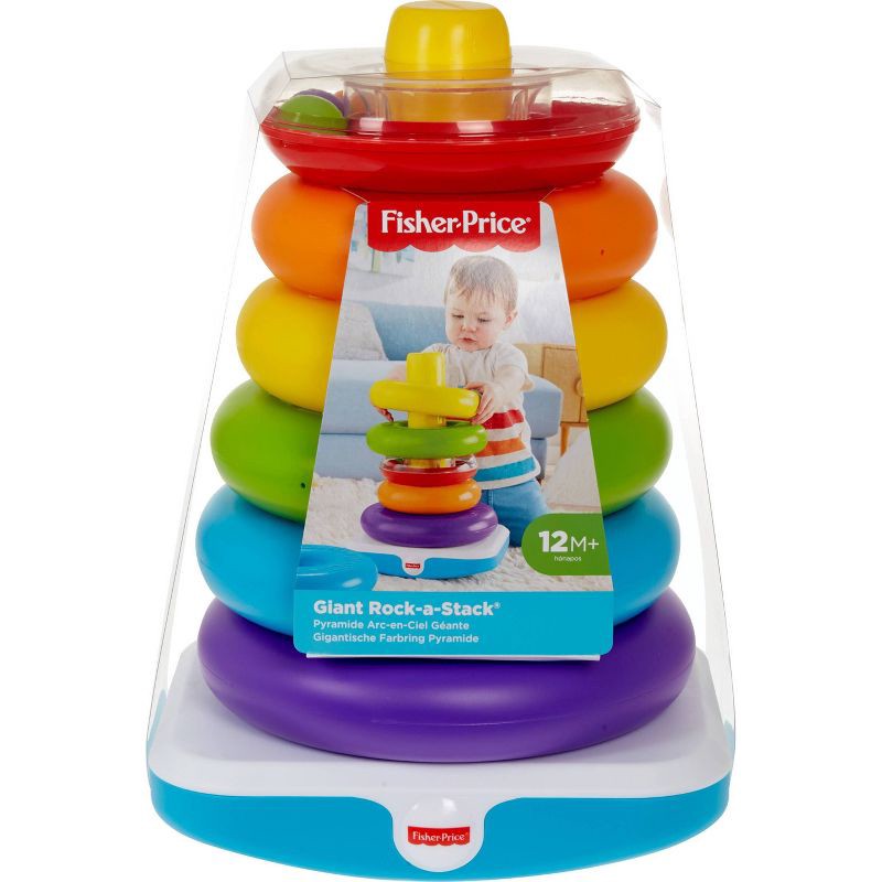 slide 6 of 6, Fisher-Price Giant Rock-A-Stack, 1 ct