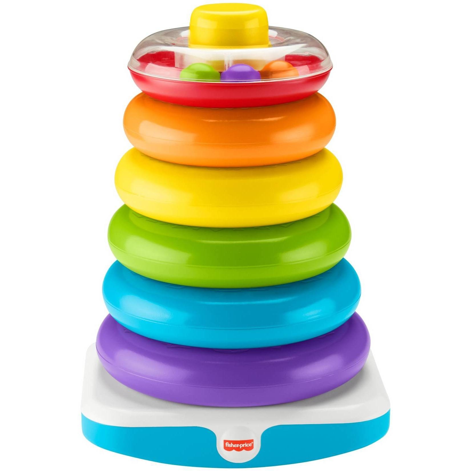 slide 1 of 6, Fisher-Price Giant Rock-A-Stack, 1 ct