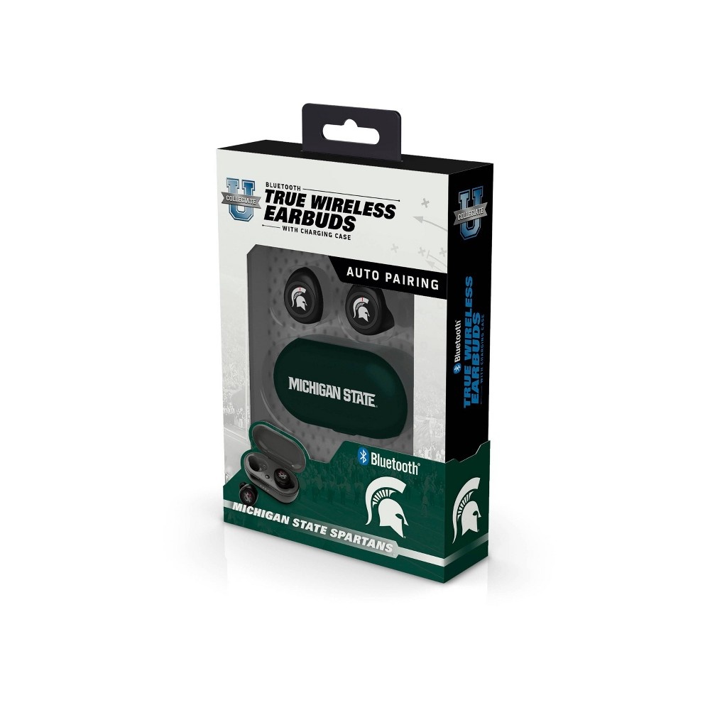 slide 2 of 3, NCAA Michigan State Spartans Bluetooth True Wireless Earbuds, 1 ct