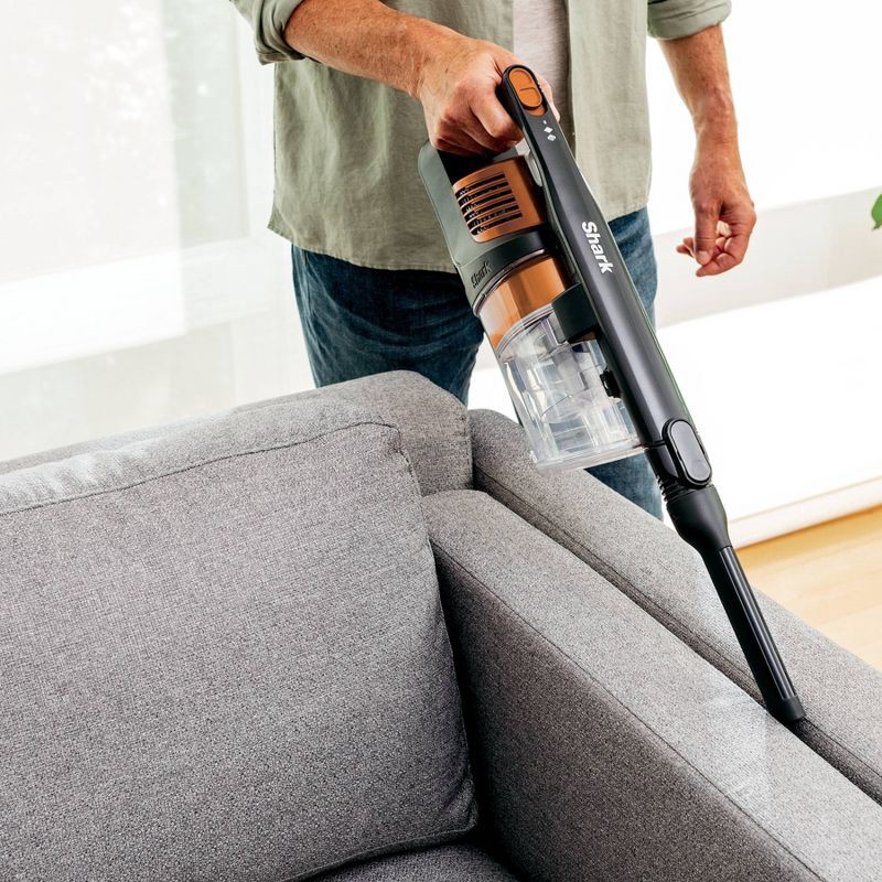 slide 11 of 21, Shark Pet Pro Cordless Stick Vacuum - Orange IZ142: Lightweight, Bagless, Self-Cleaning Brushroll, Pet Hair Tool, 40 Min Run Time, 1 ct