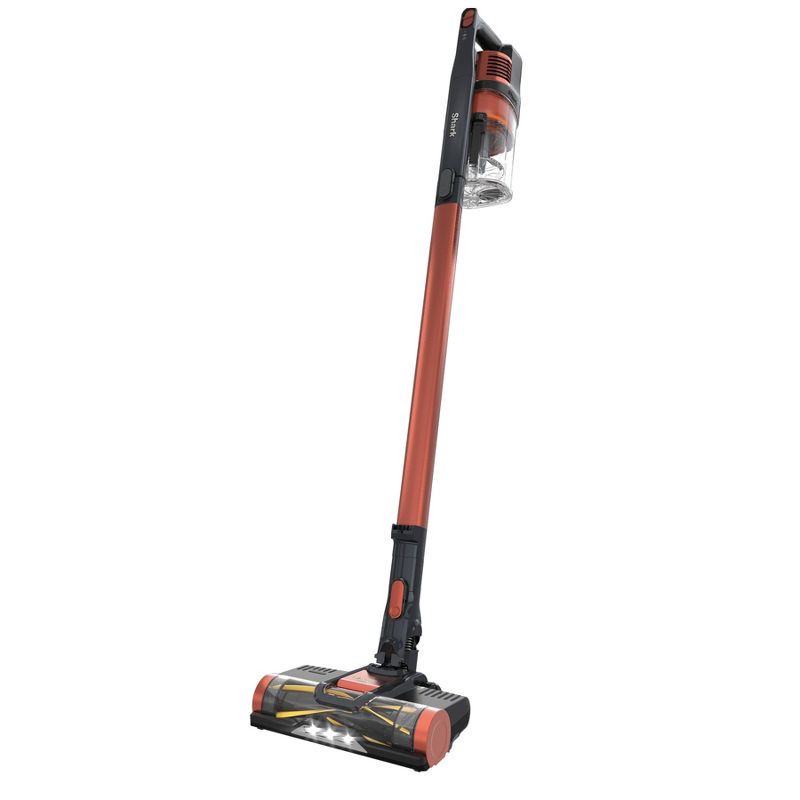 slide 1 of 21, Shark Pet Pro Cordless Stick Vacuum - Orange IZ142: Lightweight, Bagless, Self-Cleaning Brushroll, Pet Hair Tool, 40 Min Run Time, 1 ct