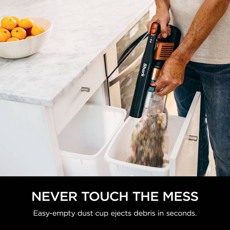 slide 6 of 21, Shark Pet Pro Cordless Stick Vacuum - Orange IZ142: Lightweight, Bagless, Self-Cleaning Brushroll, Pet Hair Tool, 40 Min Run Time, 1 ct