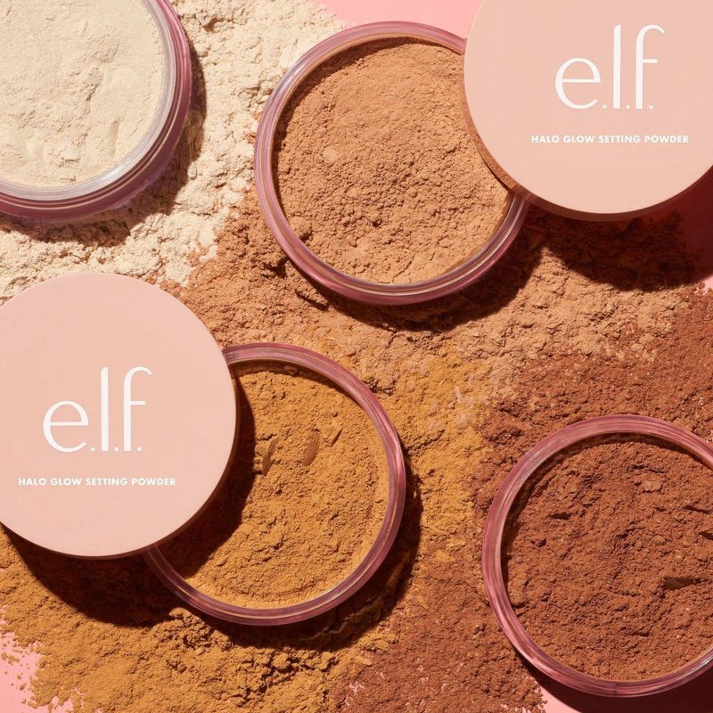 slide 5 of 6, e.l.f. Halo Glow Loose Setting Powder - Medium - 0.24oz, 0.24 oz