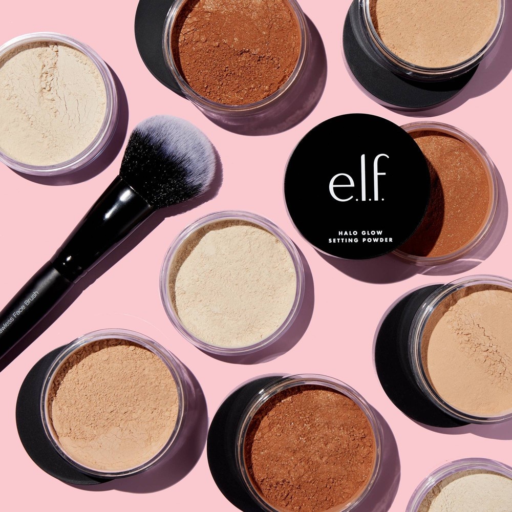 slide 5 of 6, e.l.f. Halo Glow Setting Pressed Powder - Deep - 0.24oz, 1 ct