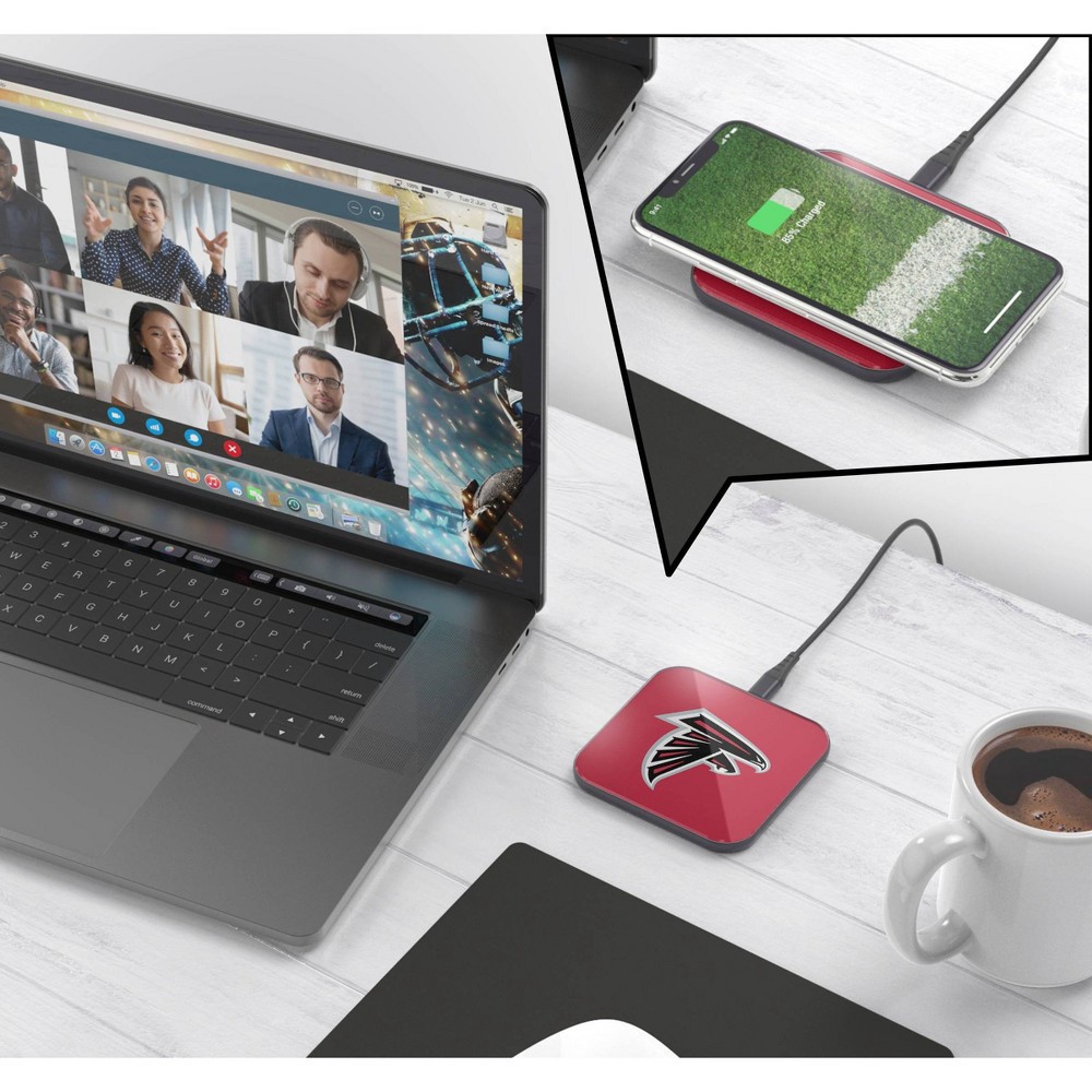 slide 3 of 3, NFL Atlanta Falcons Wireless Charging Pad, 1 ct