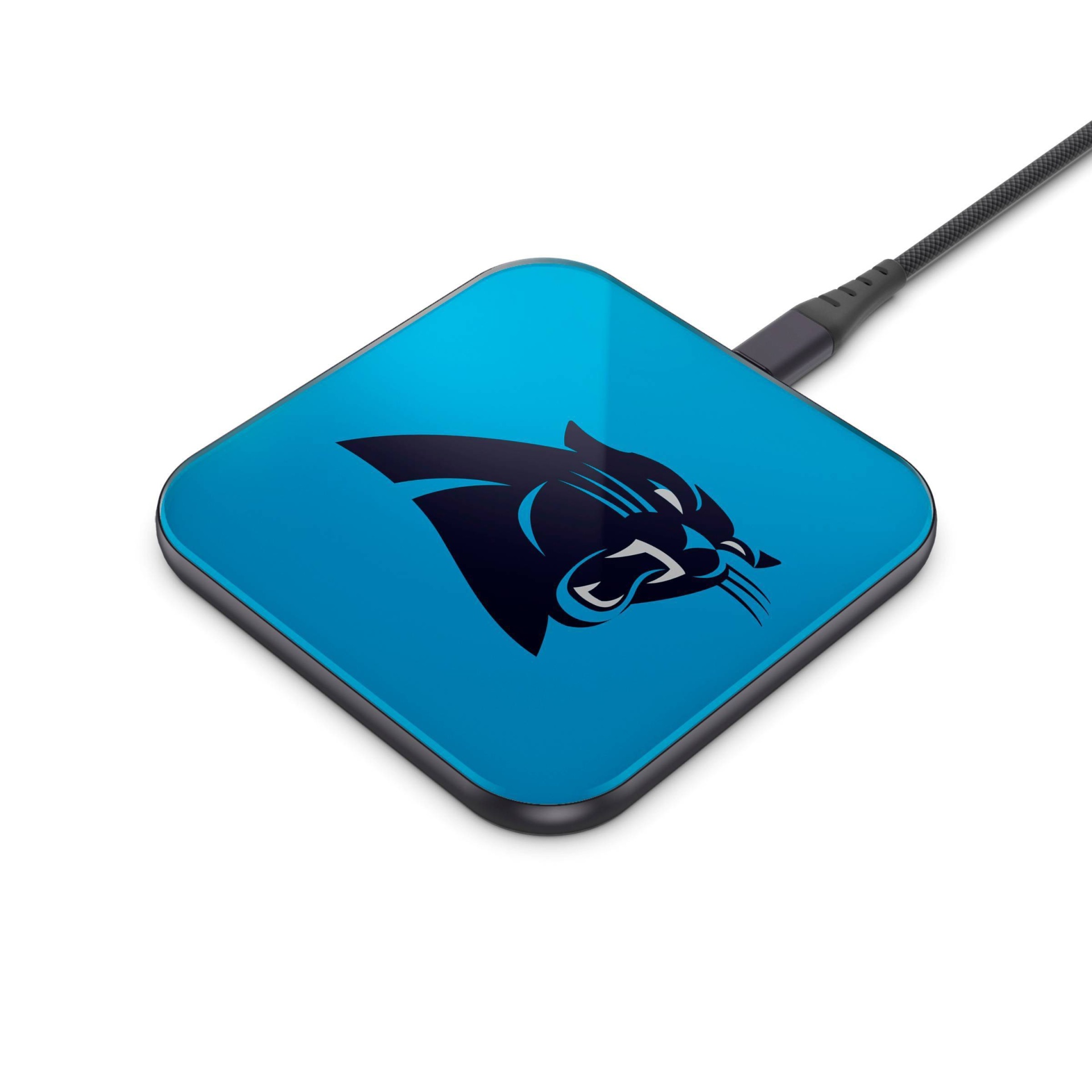 slide 1 of 3, NFL Carolina Panthers Wireless Charging Pad, 1 ct