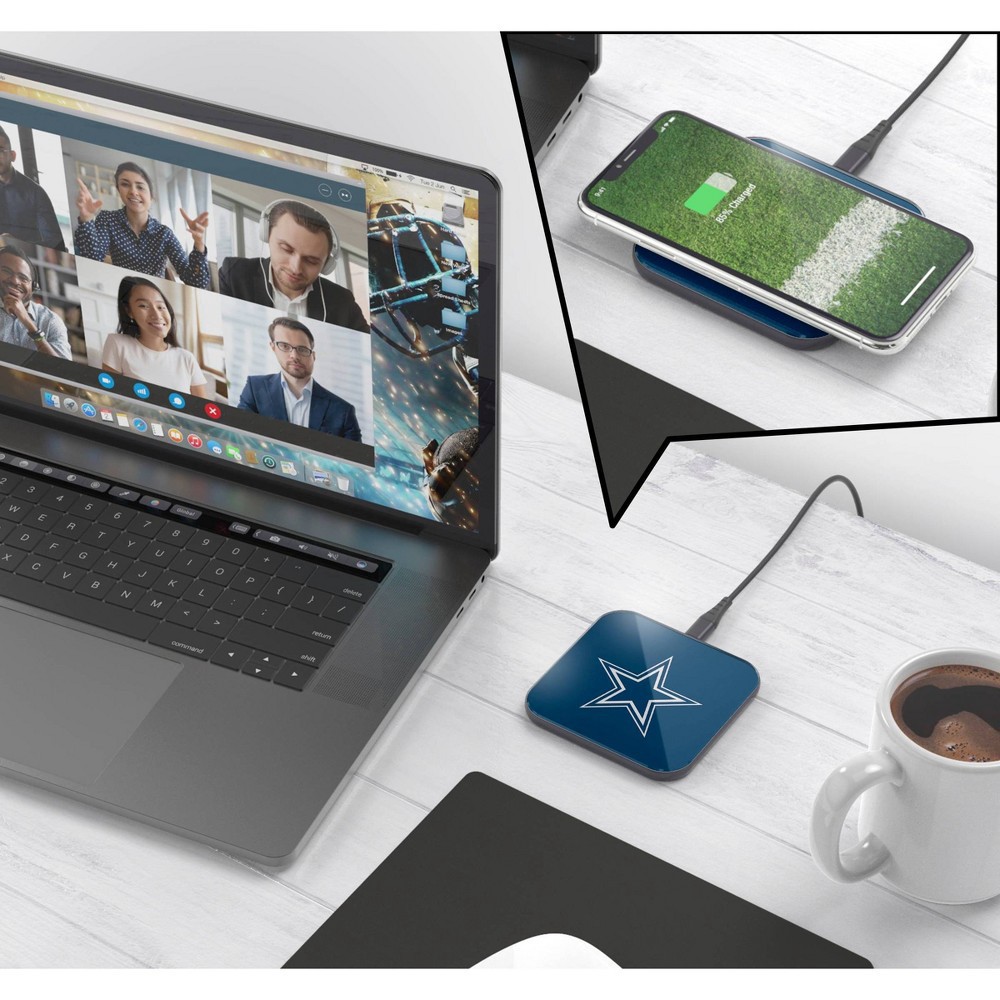 slide 3 of 3, NFL Dallas Cowboys Wireless Charging Pad, 1 ct