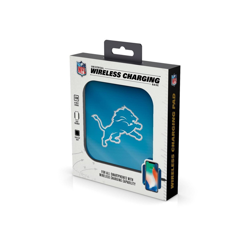 slide 3 of 3, NFL Detroit Lions Wireless Charging Pad, 1 ct