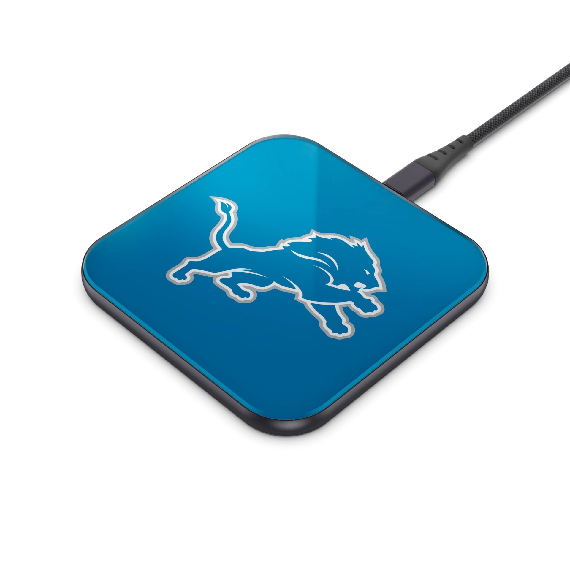 slide 1 of 3, NFL Detroit Lions Wireless Charging Pad, 1 ct