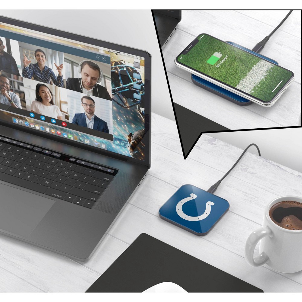 slide 3 of 3, NFL Indianapolis Colts Wireless Charging Pad, 1 ct