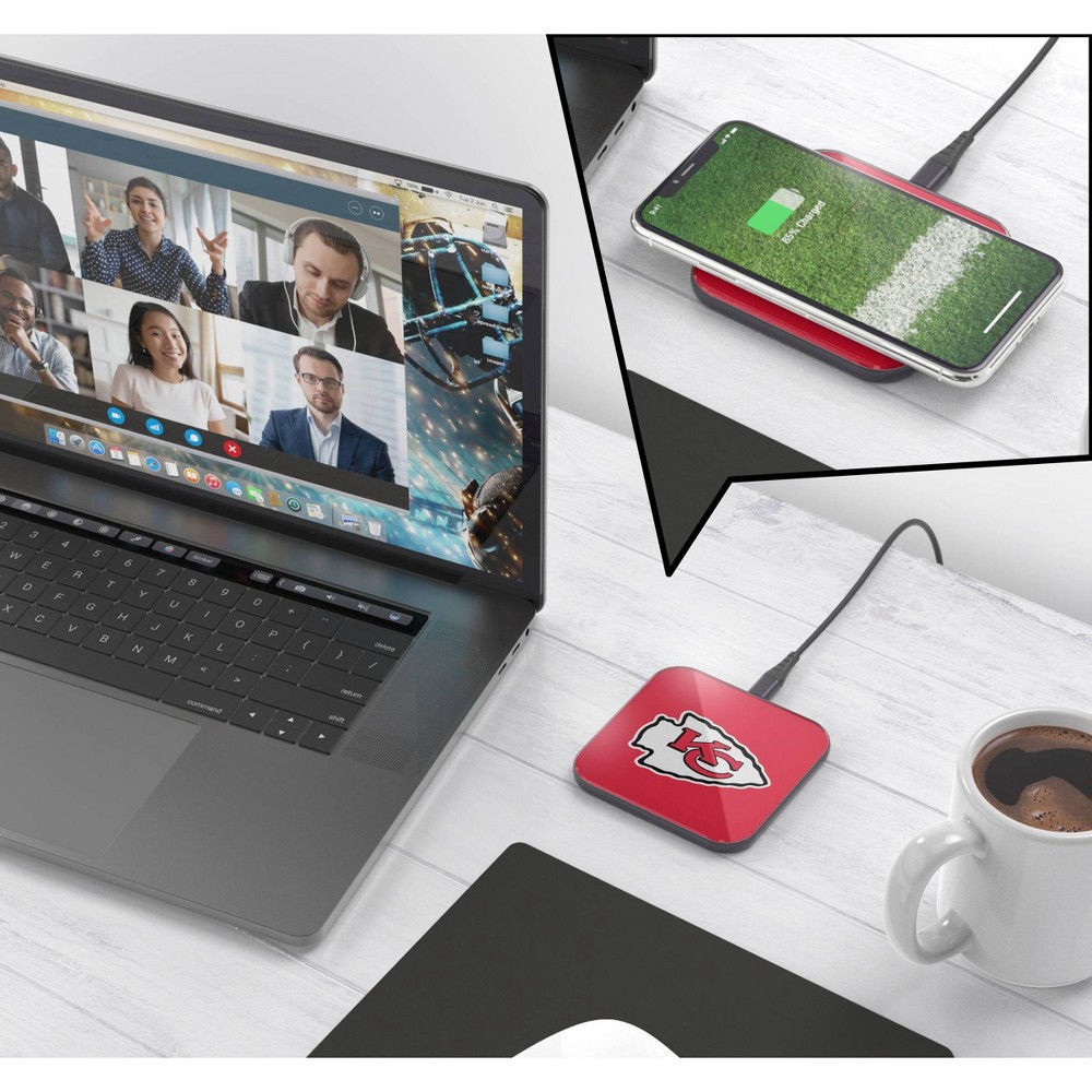 slide 3 of 3, NFL Kansas City Chiefs Wireless Charging Pad, 1 ct