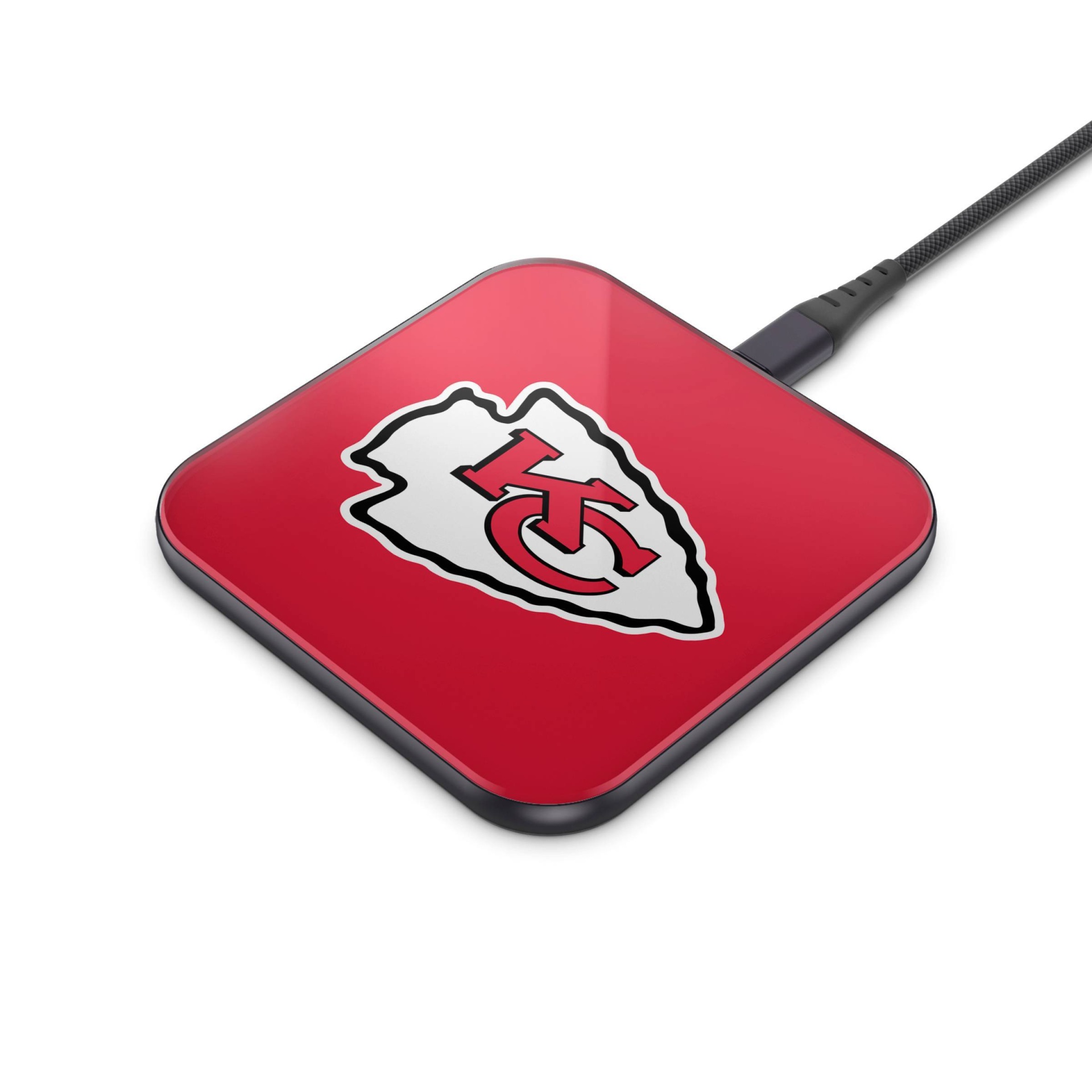 slide 1 of 3, NFL Kansas City Chiefs Wireless Charging Pad, 1 ct