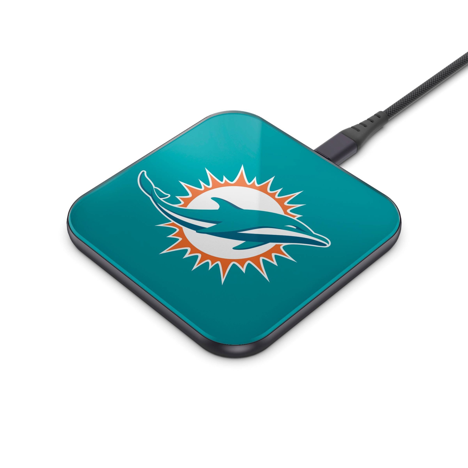 slide 1 of 3, NFL Miami Dolphins Wireless Charging Pad, 1 ct