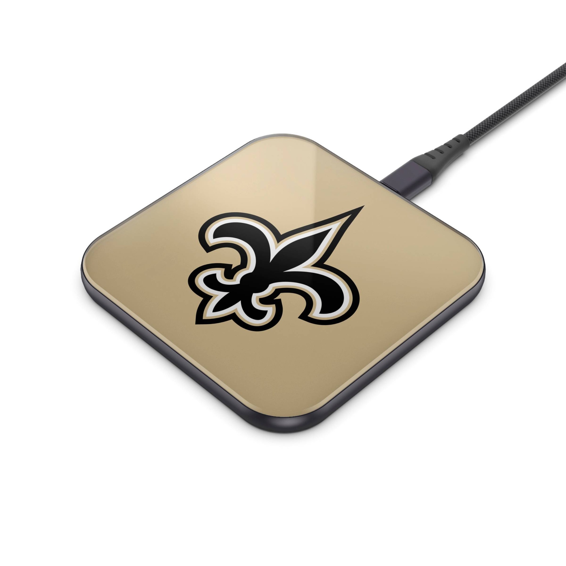 slide 1 of 3, NFL New Orleans Saints Wireless Charging Pad, 1 ct