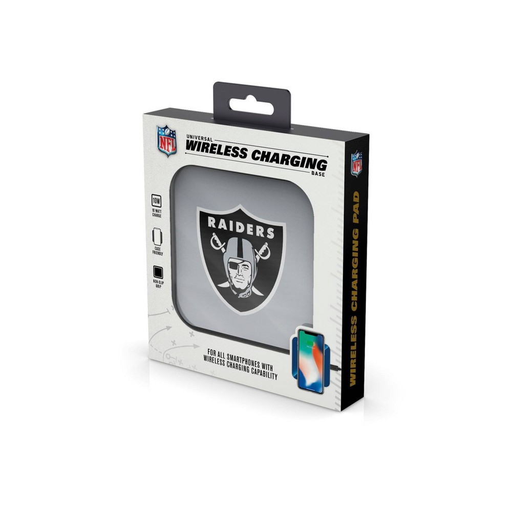 slide 2 of 3, NFL Las Vegas Raiders Wireless Charging Pad, 1 ct