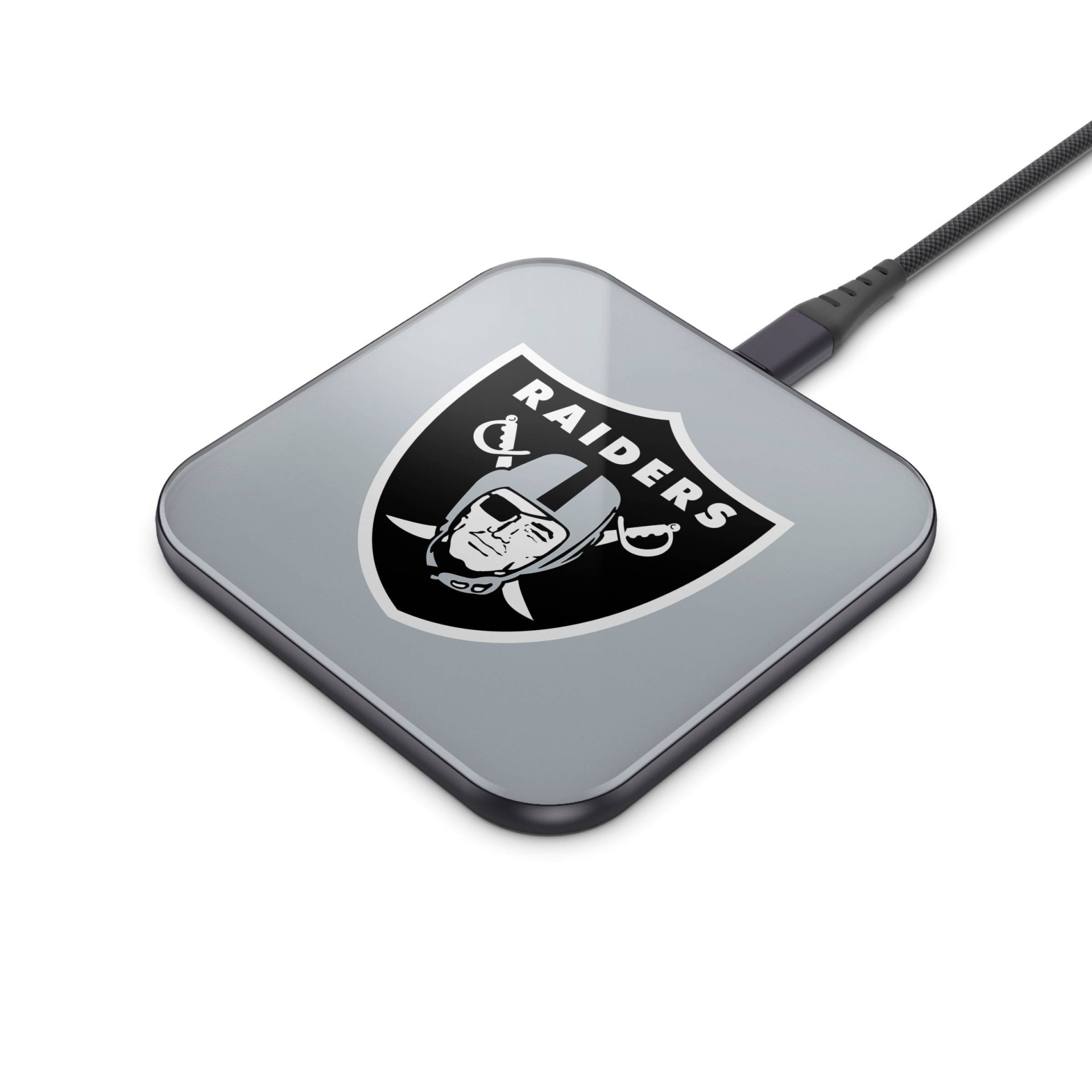 slide 1 of 3, NFL Las Vegas Raiders Wireless Charging Pad, 1 ct