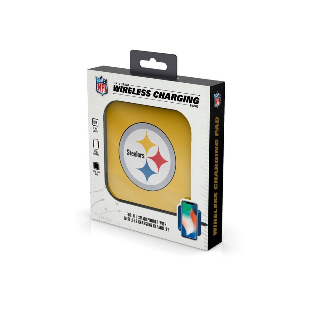 slide 2 of 3, NFL Pittsburgh Steelers Wireless Charging Pad, 1 ct