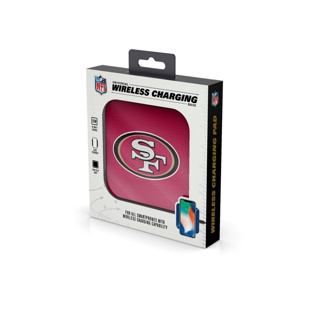 slide 3 of 3, NFL San Francisco 49ers Wireless Charging Pad, 1 ct