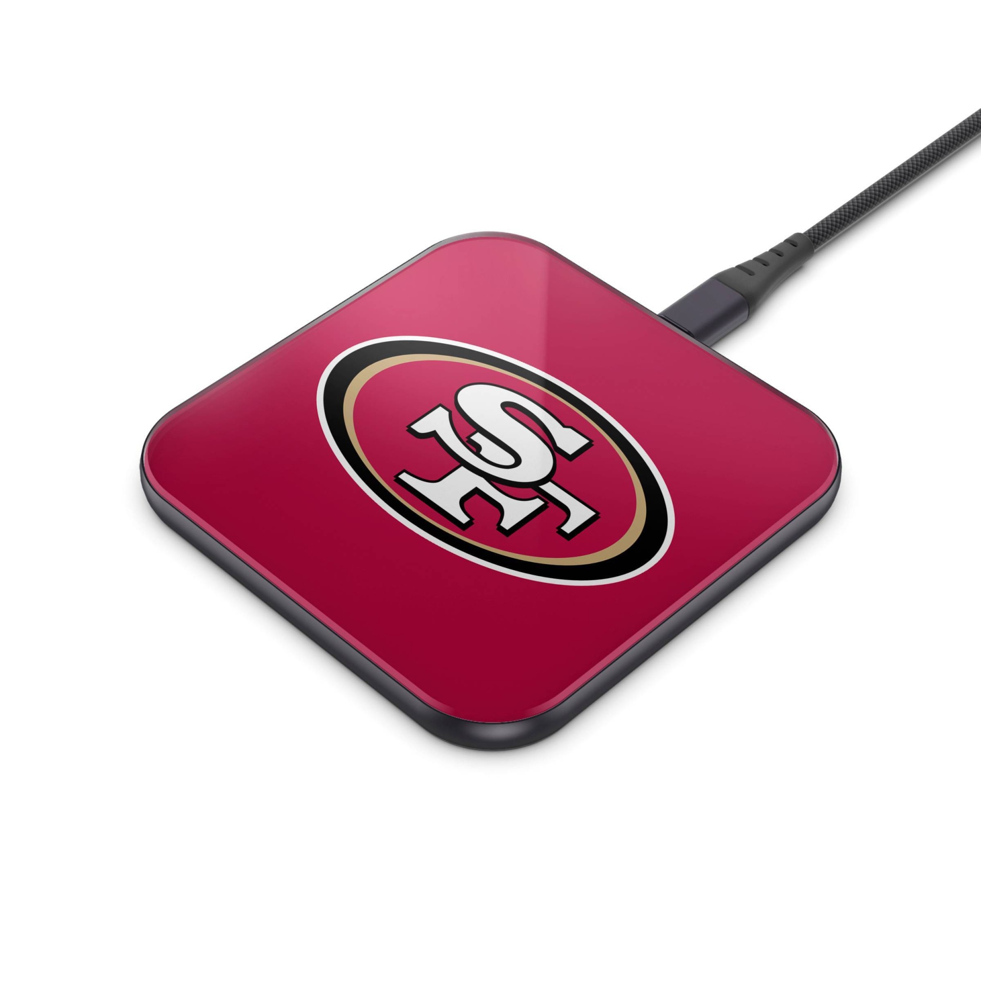 slide 1 of 3, NFL San Francisco 49ers Wireless Charging Pad, 1 ct