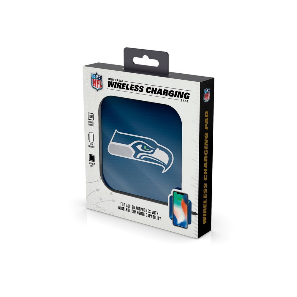 slide 3 of 3, NFL Seattle Seahawks Wireless Charging Pad, 1 ct