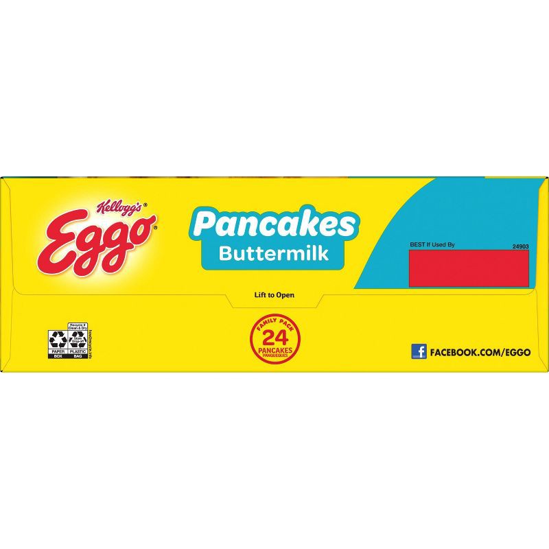 slide 6 of 6, Eggo Frozen Buttermilk Pancakes - 29.6oz/24ct, 29.6 oz, 24 ct