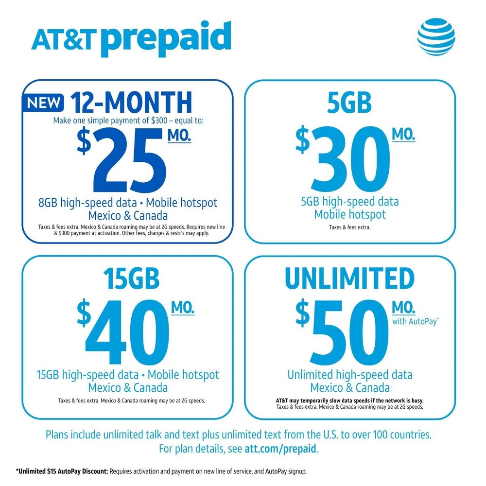 slide 3 of 10, TCL AT&T Prepaid Alcatel SMARTFLIP Phone (4GB) - Black, 1 ct