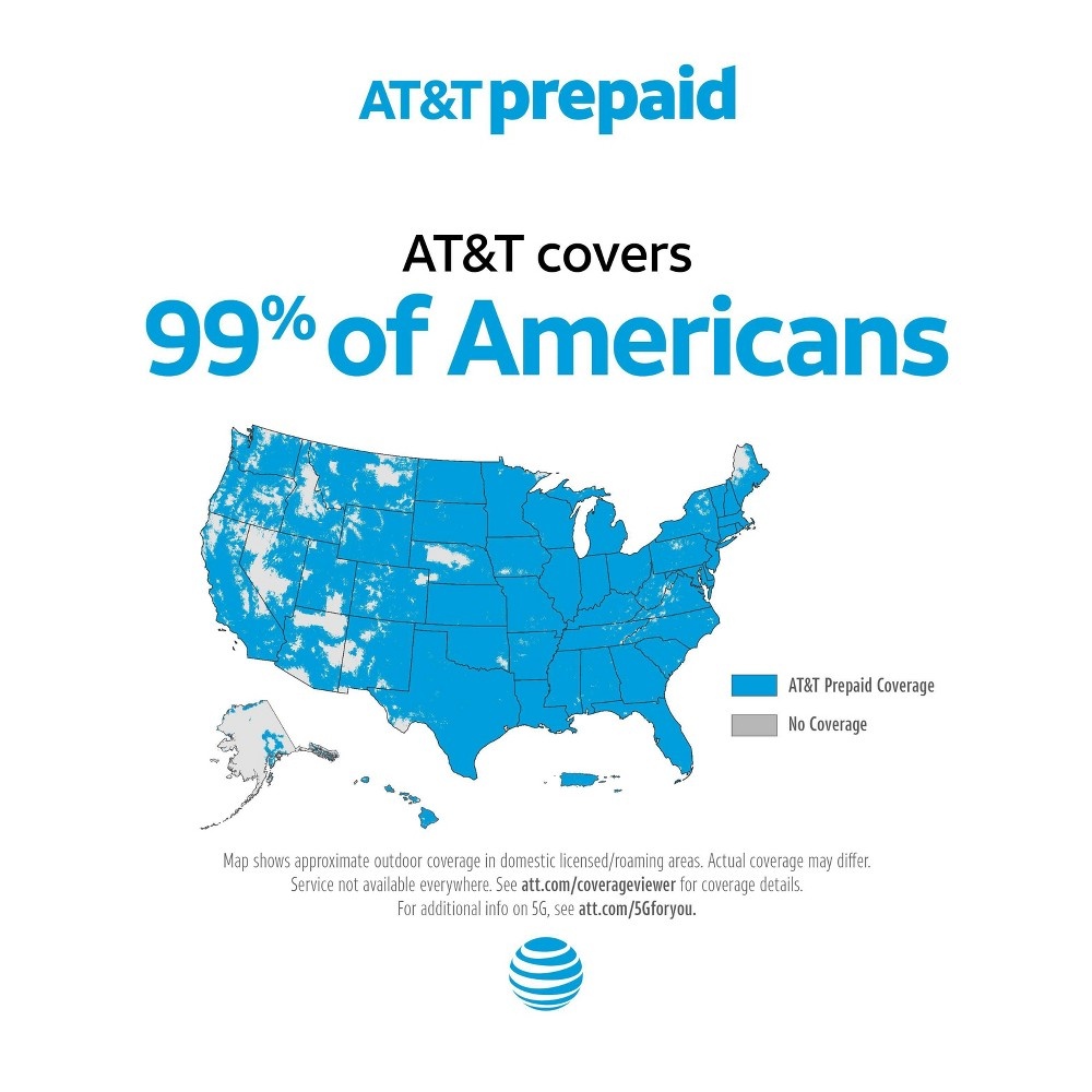 slide 5 of 10, TCL AT&T Prepaid Alcatel SMARTFLIP Phone (4GB) - Black, 1 ct