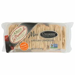 La Panzanella Artisan Crackers, Cracked Pepper