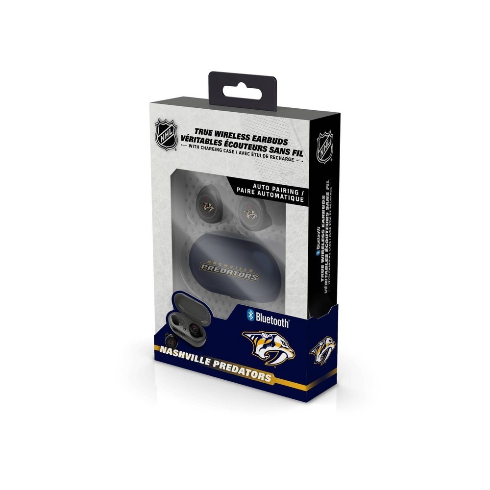 slide 2 of 3, NHL Nashville Predators True Wireless Earbuds, 1 ct