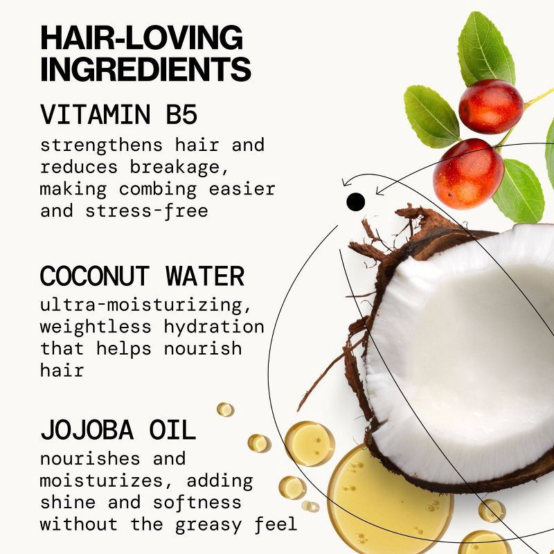 slide 3 of 10, Pacifica Coconut Milk Leave on Detangling and Repair Spray - 7 fl oz, 7 fl oz